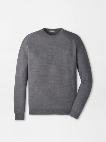 Autumn Crest Honeycomb Crewneck Sweater in Oslo Grey