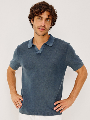 Baker Polo in Sunwashed Navy