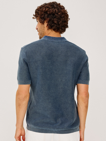 Baker Polo in Sunwashed Navy