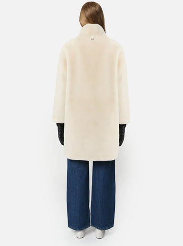 Blair Mid-Length Coat in Latte
