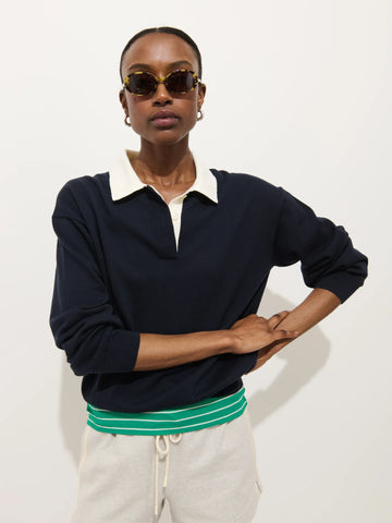 Bond St Polo in Navy