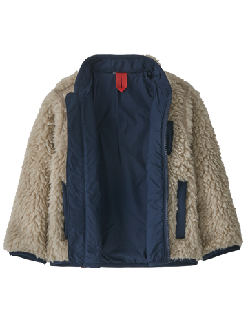 Baby Retro-X® Fleece Jacket - Natural w/New Navy
