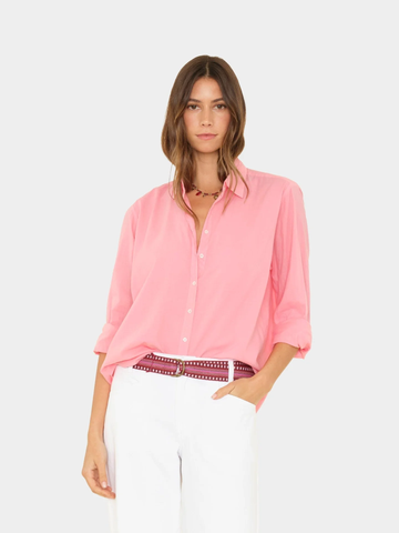 Beau Shirt in Hot Coral