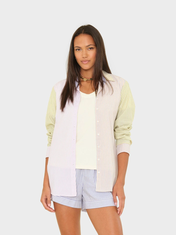 Beau Shirt in Mixed Stripe