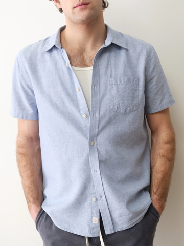 Better-Than-Linen Shirt in Chambray