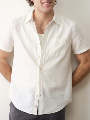 Better-Than-Linen Shirt in White