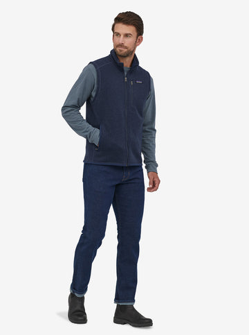 Men's Better Sweater Vest in New Navy