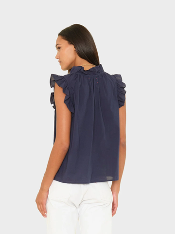 Bex Top in Navy