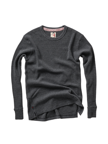 Bi-Waffle Crew in Dark Charcoal