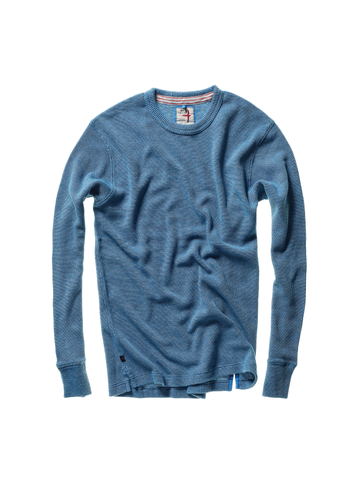 Bi-Waffle Crew in French Blue