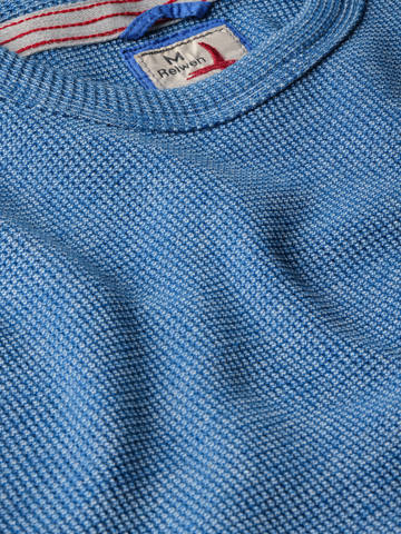 Bi-Waffle Crew in French Blue