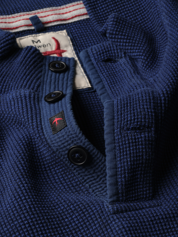 Bi-Waffle Mock in Dark Marine