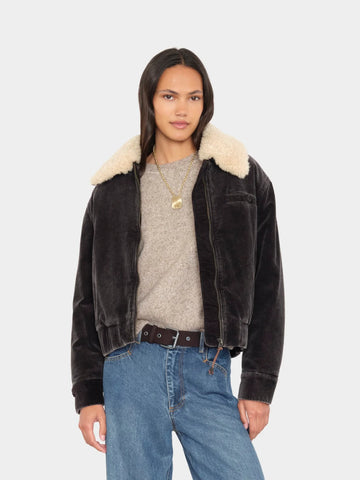 Bradley Jacket in Black Flint