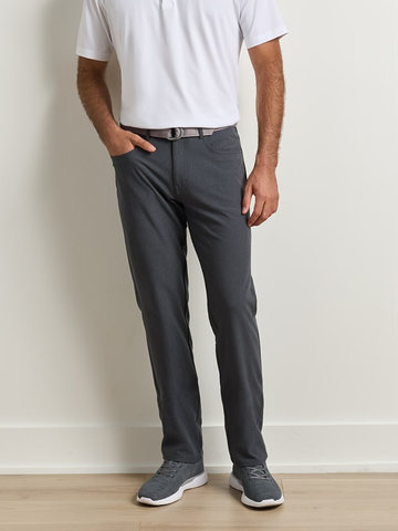 Brevard Performance Flannel Five-Pocket Pant in Iridium