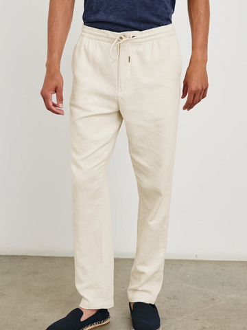 Callum Pant in Ecru