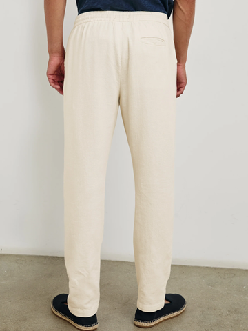 Callum Pant in Ecru