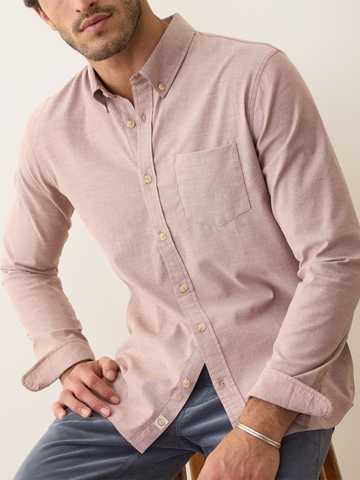 California Oxford Shirt in Burnt Henna