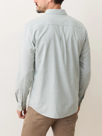 California Oxford Shirt in Deep Sea Stripe