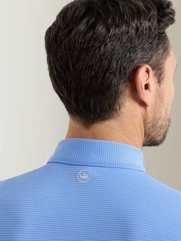 Candor Performance Mesh Polo in Bluebird