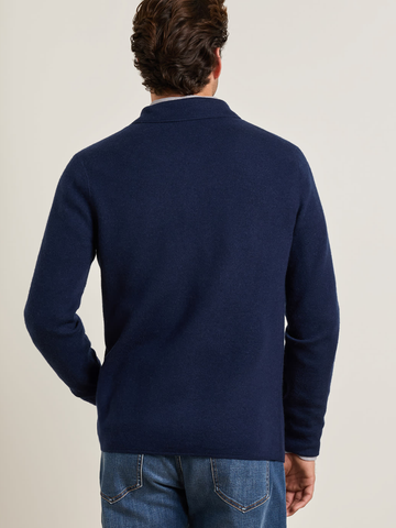 Carson Sweater Blazer in Navy