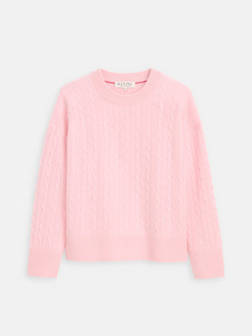 Charlie Cashmere Sweater in Rose Quartz