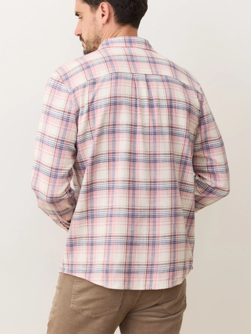 Classic LS Stretch Selvage Shirt in Warm Multi Plaid