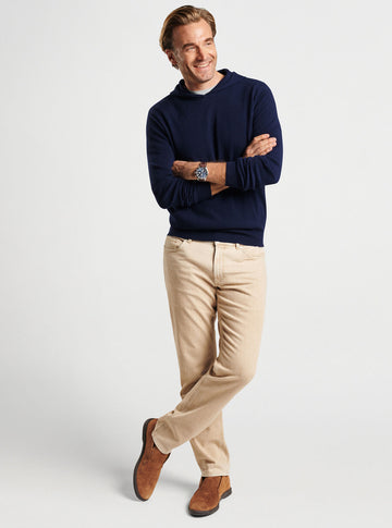 Conway Wool Cashmere Popover in Navy