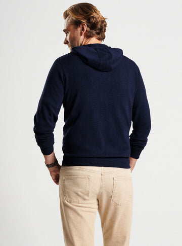 Conway Wool Cashmere Popover in Navy
