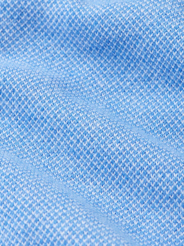Coolspun Lite Cotton Quarter in Zip Sweater in Bluebird
