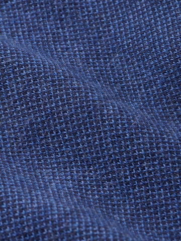Coolspun Lite Birdseye Quarter Zip Sweater in Navy