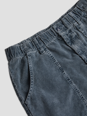 Cord Short in Faded Navy