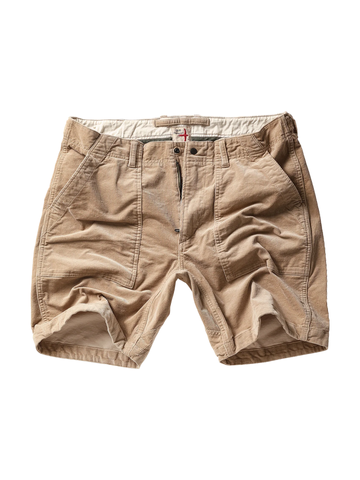 Cord Supply Short 7.5” in Buff Khaki