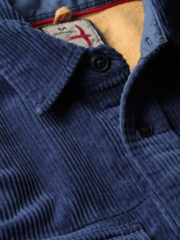 Cord Workshirt in Admiral Blue