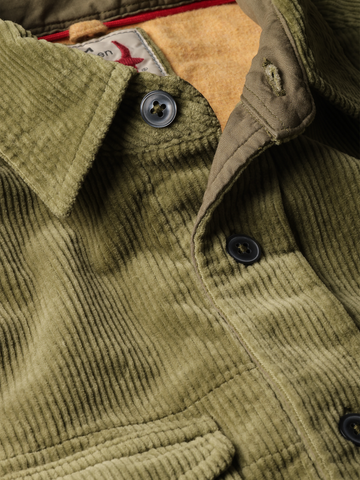 Cord Workshirt in Moss