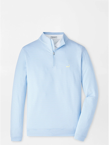 Custom Cape Perth Sugar Stripe Performance in Cottage Blue & White