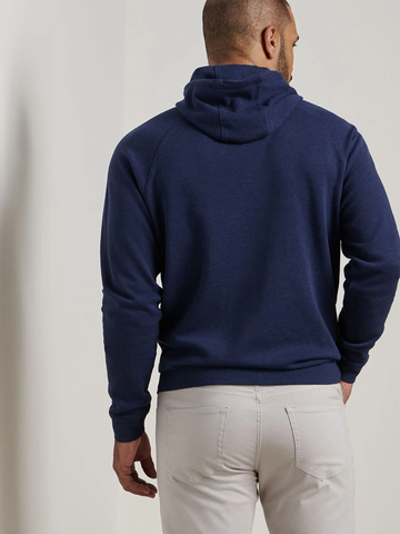 Crown Comfort Knit Hoodie in Navy