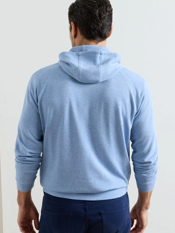 Crown Comfort Knit Hoodie in Cloudy Blue