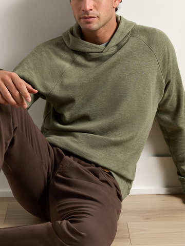 Crown Comfort Knit Hoodie in Fatigue