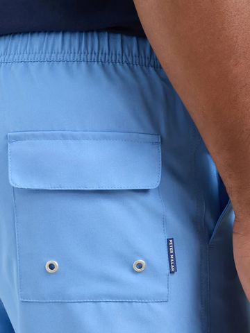 Crown Solid Swim Trunk in Bonnet