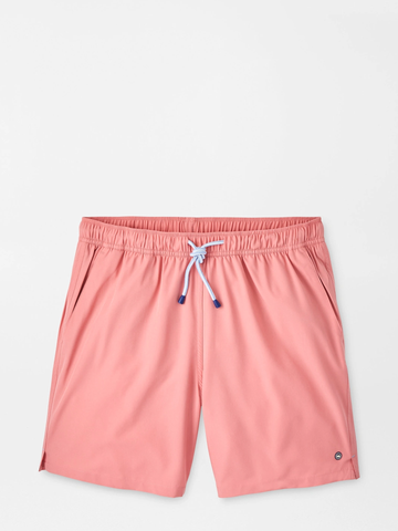 Crown Swim Trunk in Venetian Pink