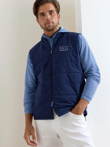 Custom Chatham Coordinates Fuse Hybrid Vest in Navy
