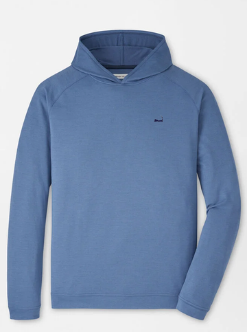 Custom Cape Pine Performance Hoodie in Windsor Blue