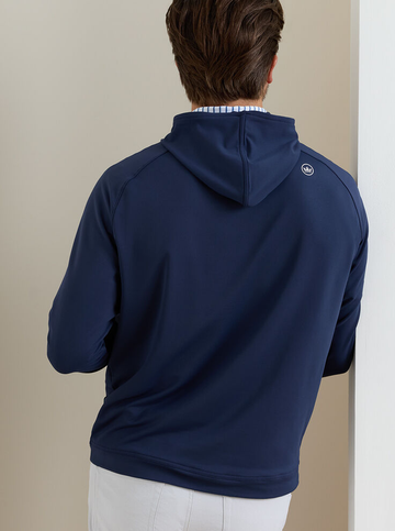 Custom Cape Pine Performance Hoodie in Navy