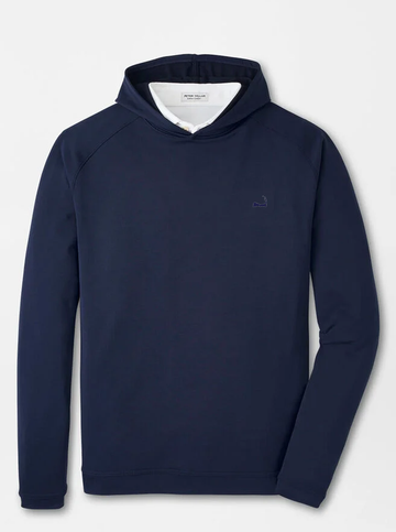 Custom Cape Pine Performance Hoodie in Navy