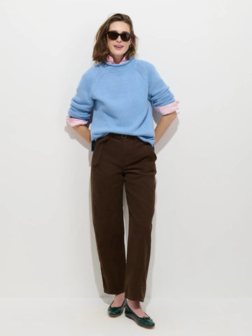 Eastport Rollneck in Poppy Blue