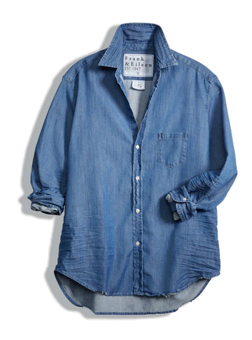 Eileen Denim - Button-Up in Vintage Stonewashed Indigo