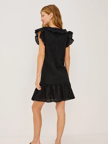 Essie Dress in Black Eyelet