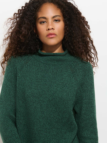 Eastport Rollneck in Marled Spruce