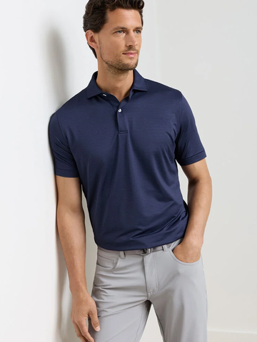 Empire Performance Jersey Polo in Navy
