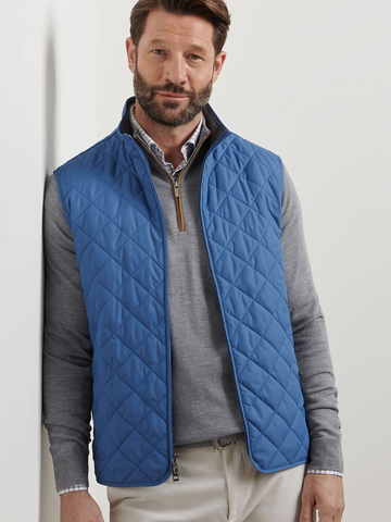 Essex Vest in Astral Blue
